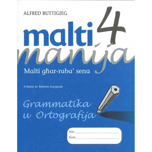 Picture of MALTI MANIJA 4 GRAMMATIKA U ORTOGRAFIJA BLU
